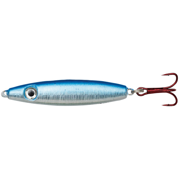 Kinetic Crazy Herring i blå og crystal farver, set fra siden.