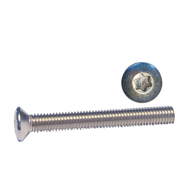 Maskinskrue Linseh Torx 5 x 40 A4 fra 1852, set fra siden.