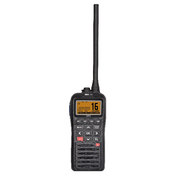1852 VHF Radio VT39M med GPS set fra forsiden