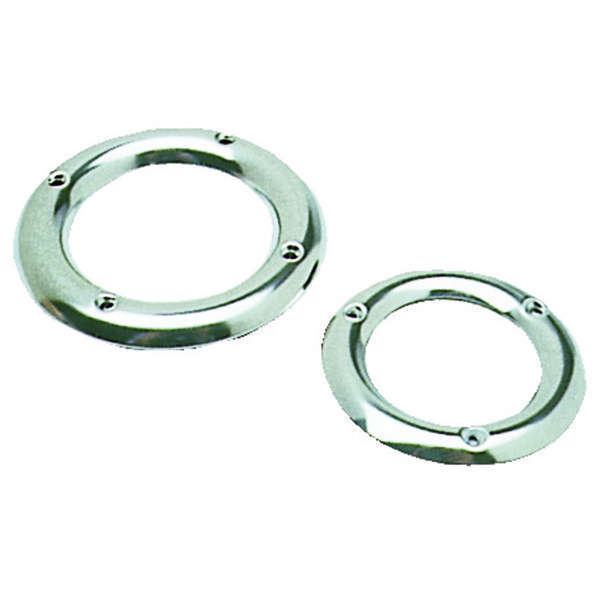 SeaTec ring til gennemføring Ø90mm i rustfrit stål, set forfra.