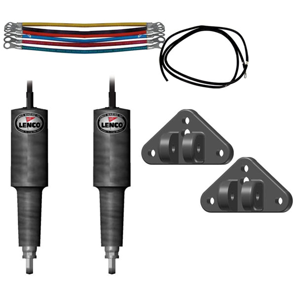Lenco 12V retrofit kit til trimplan uden panel vist fra siden