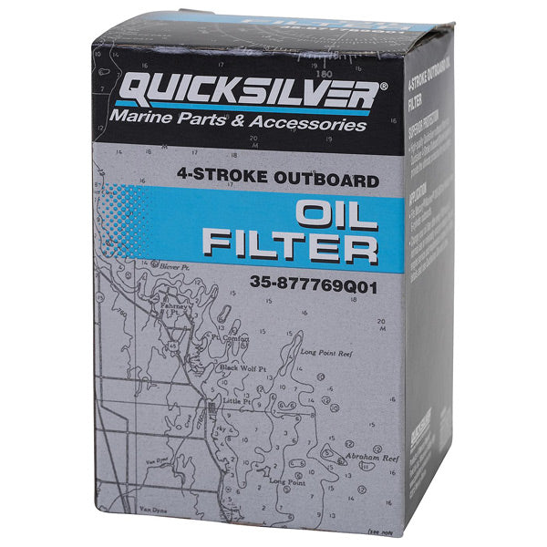 Quicksilver, 877769Q01 Oliefilter til Mercury Verado 6-cylindrede påhængsm.