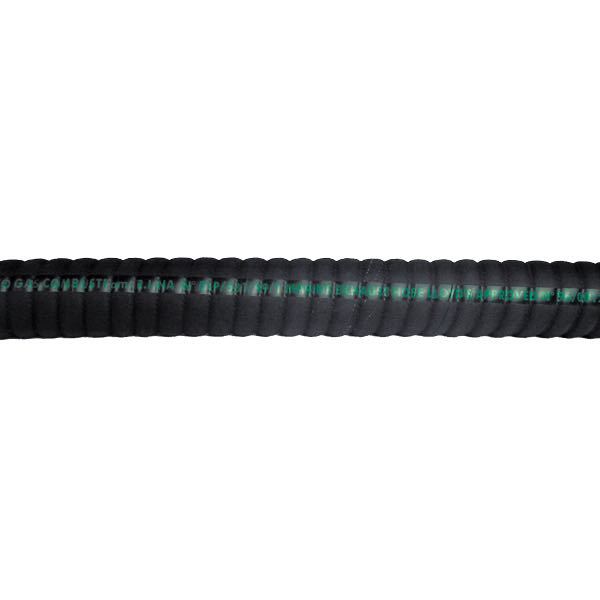 SeaTec udstødningsslange 127mm flex, set fra siden, til bådmotorer