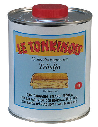 Le Tonkinois Bio Impression 1L står på en hvid baggrund med et skovlignende motiv.