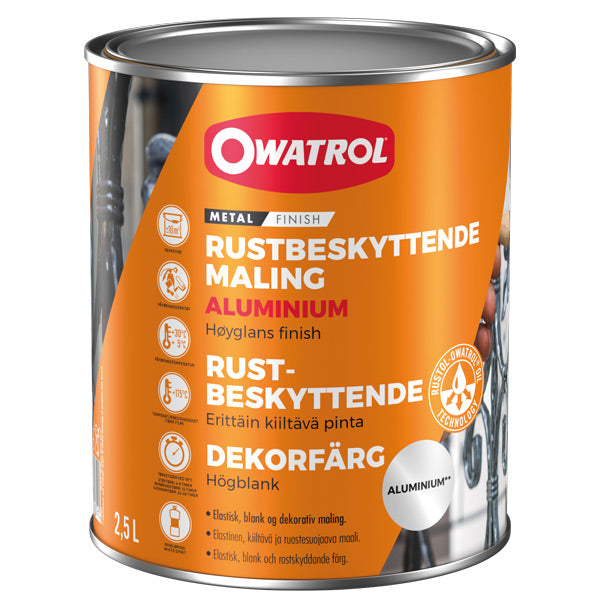 Owatrol aluminium galvaniseret bådpleje i 2,5 liters emballage