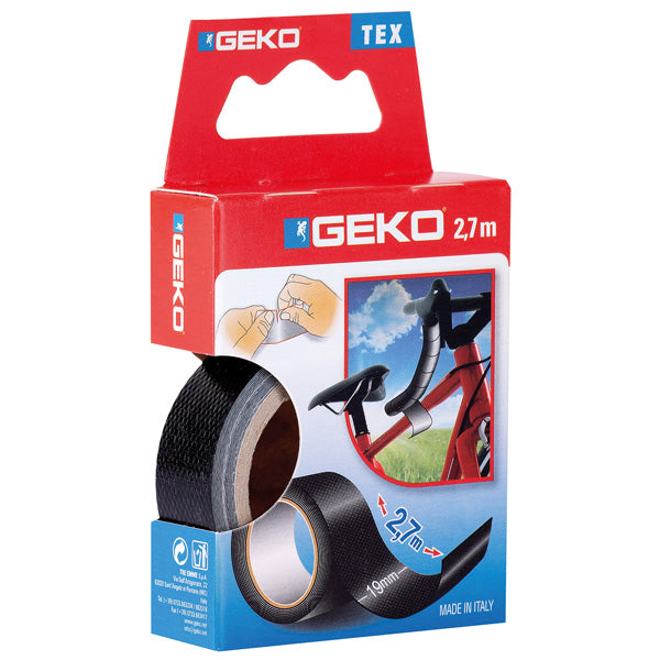 Geko, SeaTec, Geko lærredstape 19mm x 2,7 meter sort